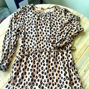 Like New! Target New Day, Leopard midi dress
